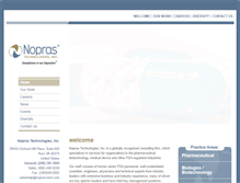 Tablet Screenshot of nopras-tech.com